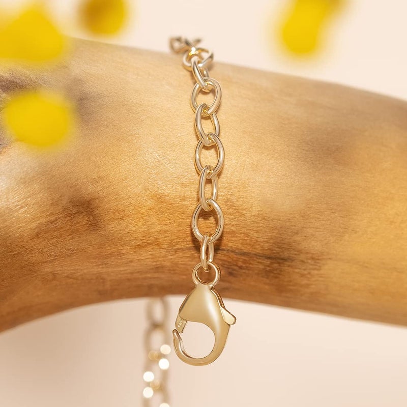BENIQUE Necklace Bracelet Extender - 14K Gold Filled or Solid 925 Sterling Silver Extension, Medium Size Jewelry Chain, Durable Strong Removable 2" 4" or 6" Made in USA - Image 2
